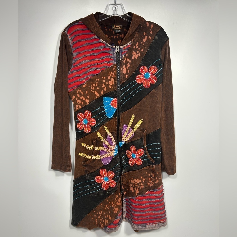 Rising International Boho Floral Jacket - image 2